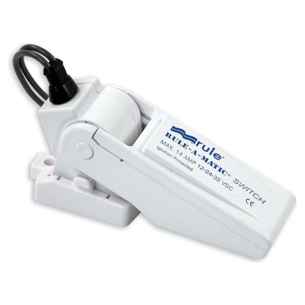 Interruttoregalleggiante Rule Senza Mercurio Per Pompe Di Sentina. La Basettasmontabile Garantisce Una Facile Installazione E Manutenzione. 2 Fori Difissaggio. - Foto 1