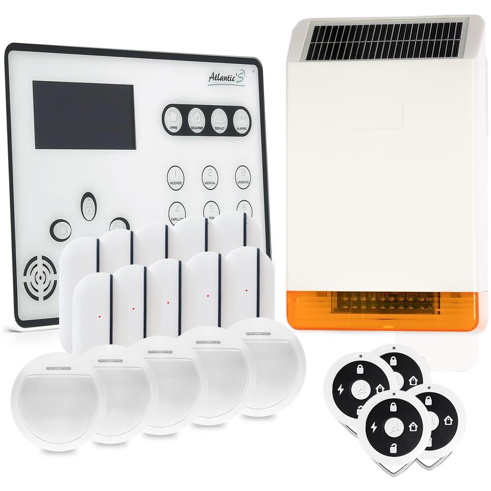 Ateos - Kit Di Allarme Gsm Wireless Per Abitazioni Extra 2 (md-326r) - Foto 1