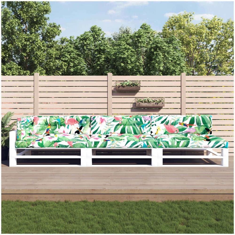 Cuscini Per Pallet 7 Pz Multicolori In Tessuto - Foto 1
