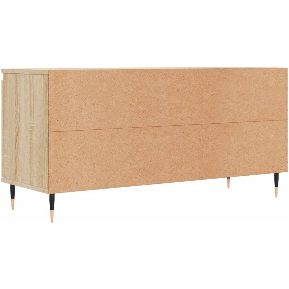 Mobile Porta Tv Rovere Sonoma 104x35x50 Cm In Legno Multistrato - Foto 8