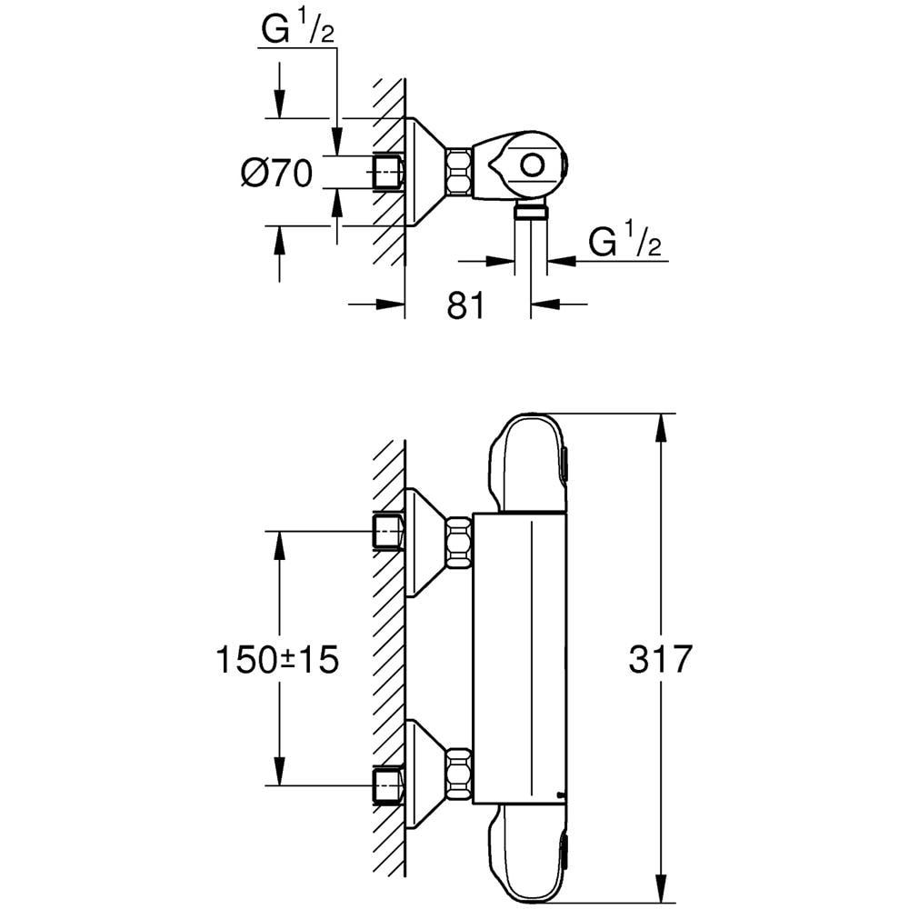 Grohtherm 1000 Cromo - Foto 2