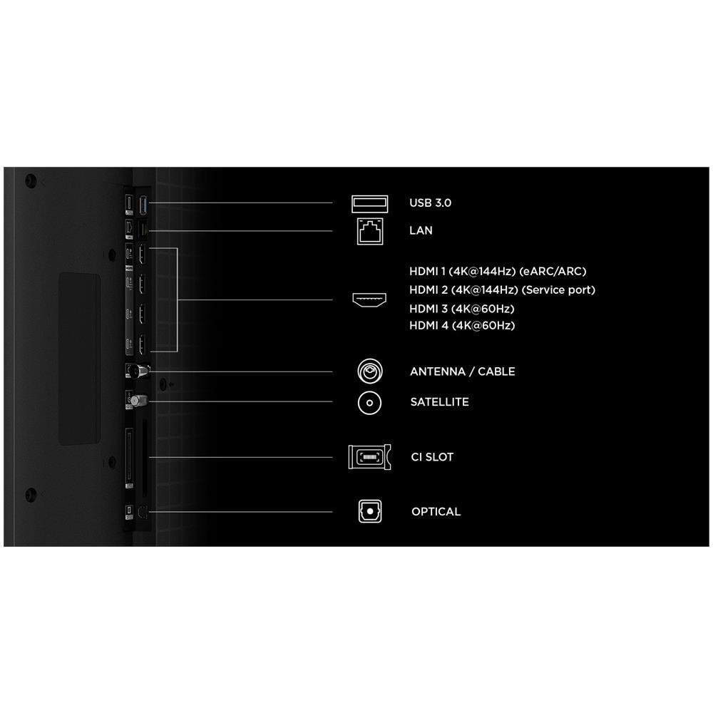 RM7L 75RM7L: TV RGB-Mini LED da 75", 4K HDR, 2000 nit, 1.800 Precise Color Zones, Google TV, Dolby Vision IQ & Atmos, audio 2.1 Onkyo, 144Hz, Apple AirPlay 2, Alexa. - Foto 24
