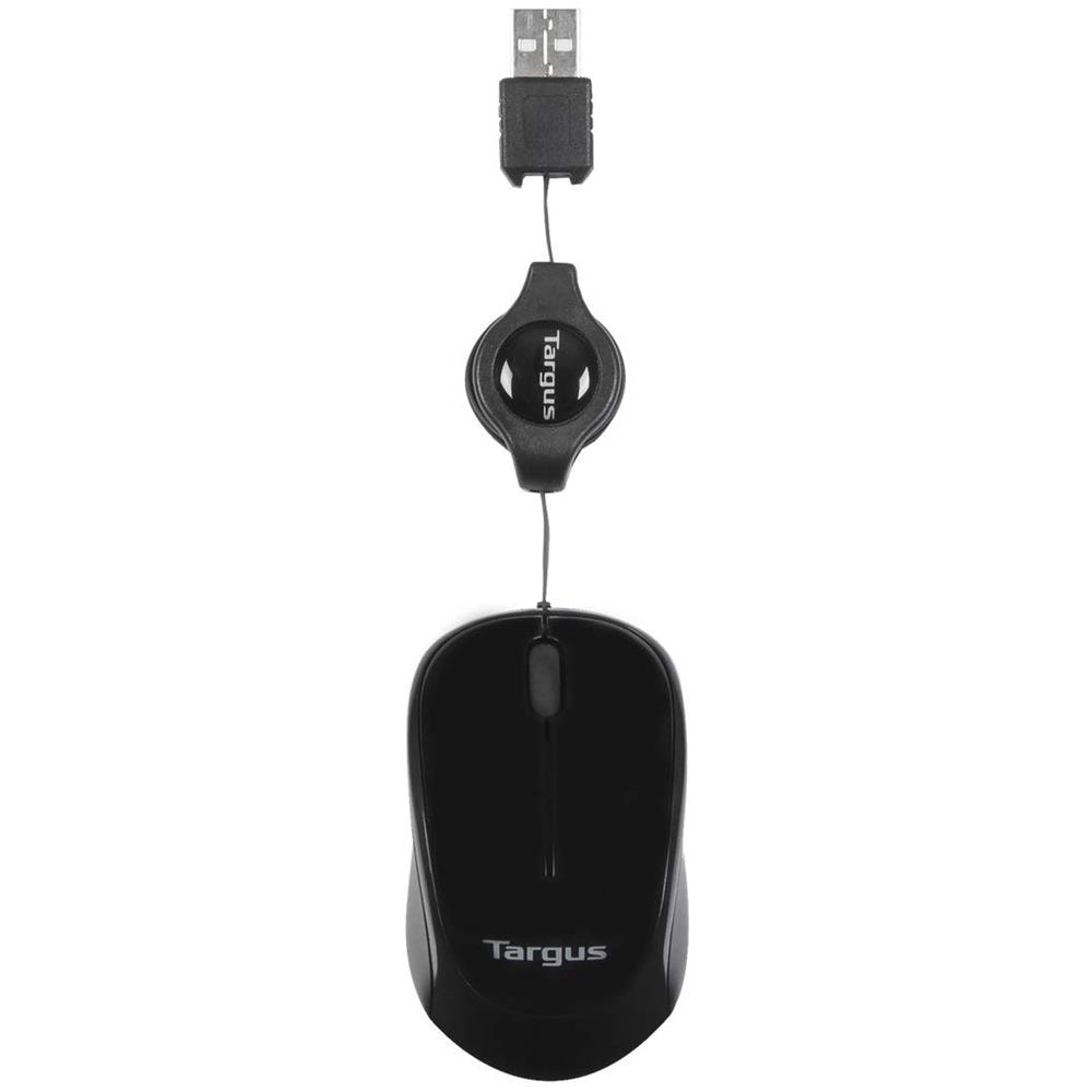 Mouse Ottico AMU75EU con cavo USB retrattile 100 DPI Colore Nero-Grigio - Foto 7