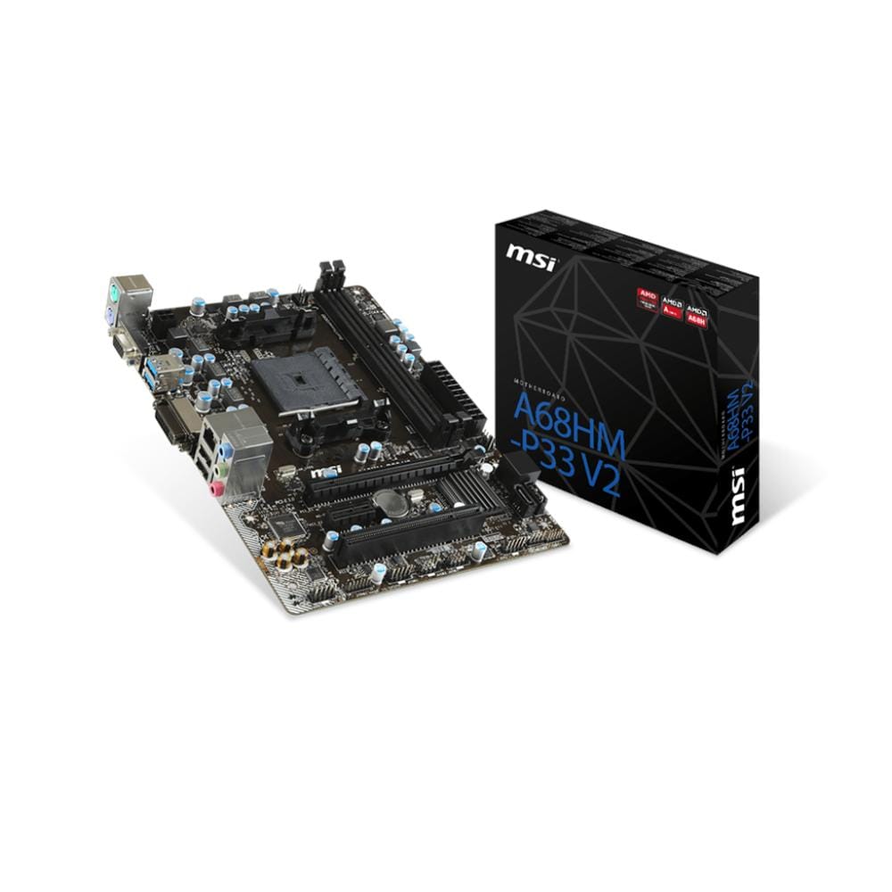 [Ricondizionato GOLD] Scheda Madre A68HM-P33 V2 Chipset A68H Socket FM2+ Micro ATX  - Foto 1