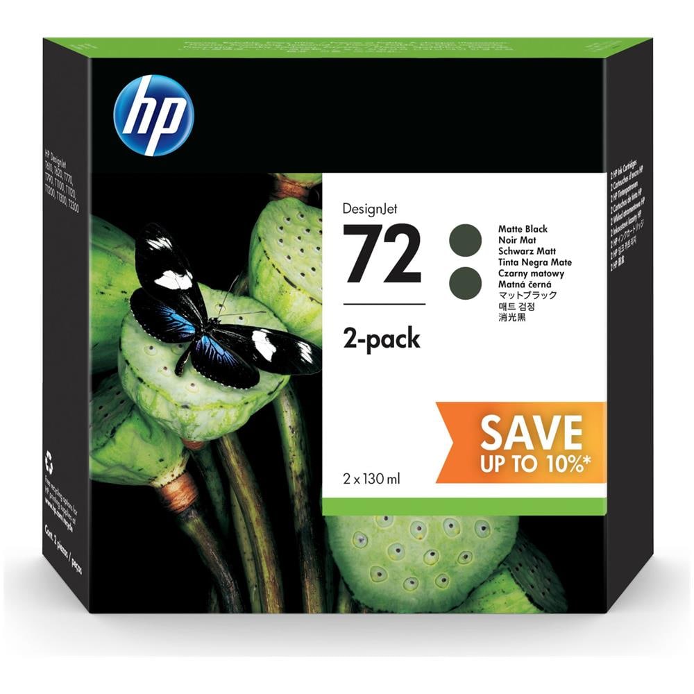 P2V33A Cartuccia Ink Originale 72 Nero Opaco per DesignJet T1100 - Foto 2