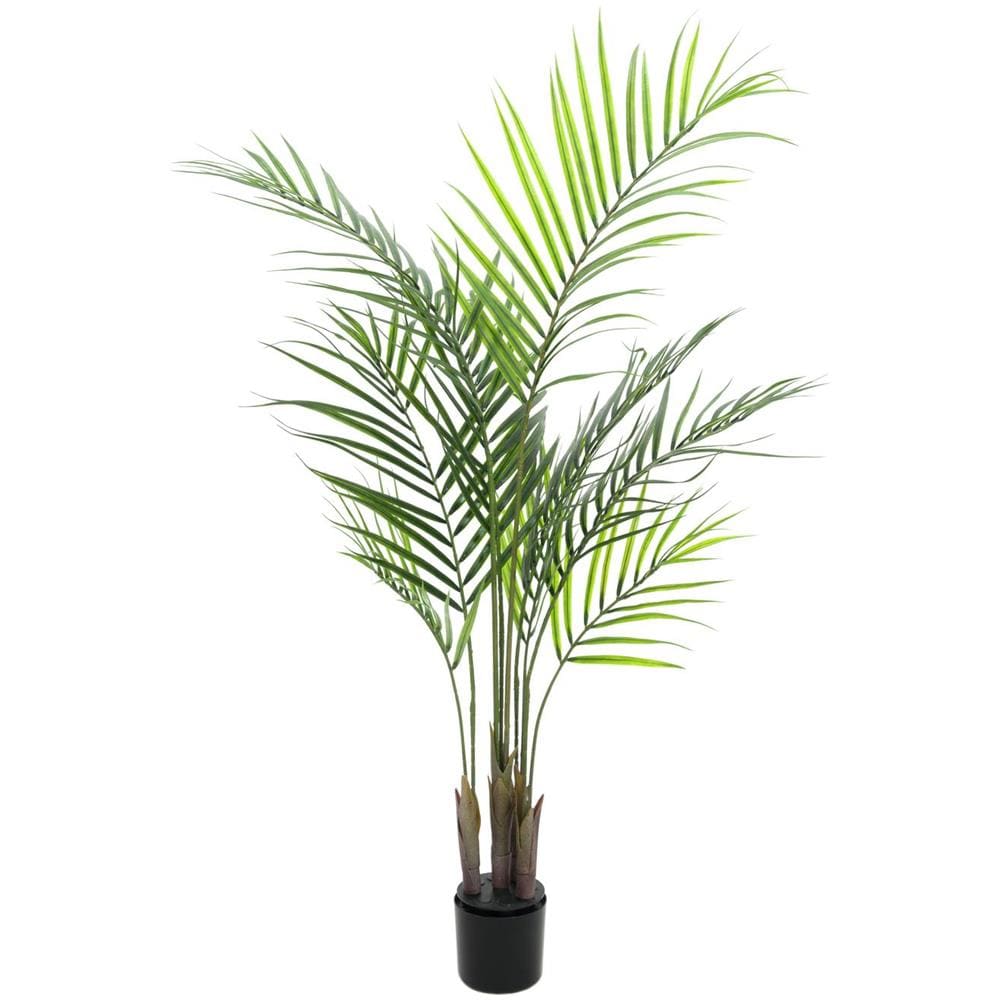 Pianta Artificiale Areca Con Foglie Grandi, 125cm - Foto 1