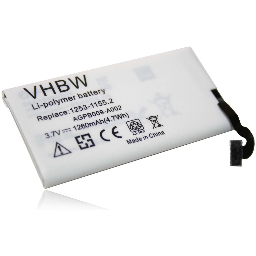 Batteria Li-polymer Per Sony-ericsson Pepper, Xperia Mt27, Xperia Mt27i, Xperia Sola. Sostituisce 1253-1155.2, Agpb009-a002. 1260mah - Foto 1