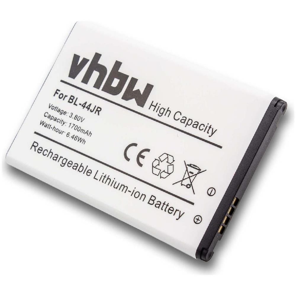 Batteria Li-ion 1700mah (3.7v) Per Cellulare, Telefono, Smartphone Lg Optimus Ex, K2, Ku5400, P940, Prada 3.0 Sostituisce Bl-44jr. - Foto 1
