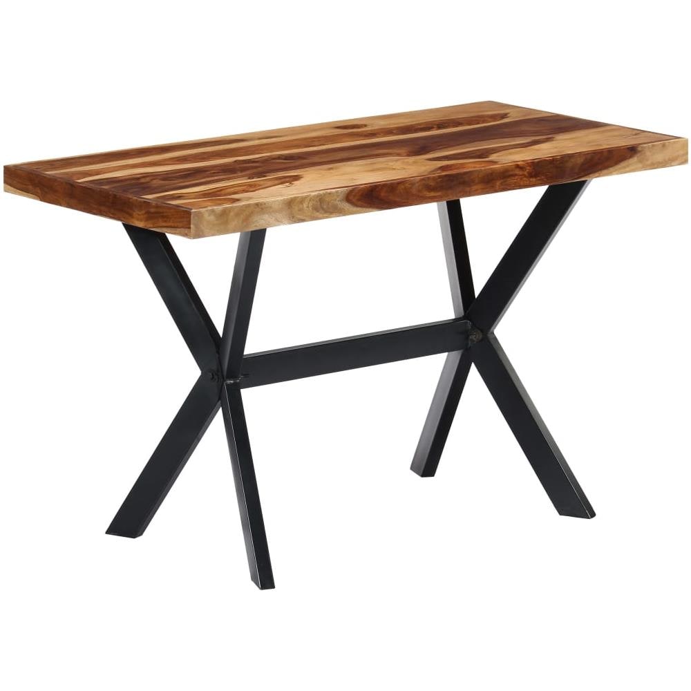 Tavolo Da Pranzo 120x60x75 Cm In Legno Massello Di Sheesham - Foto 1