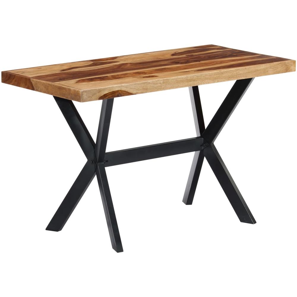 Tavolo Da Pranzo 120x60x75 Cm In Legno Massello Di Sheesham - Foto 10