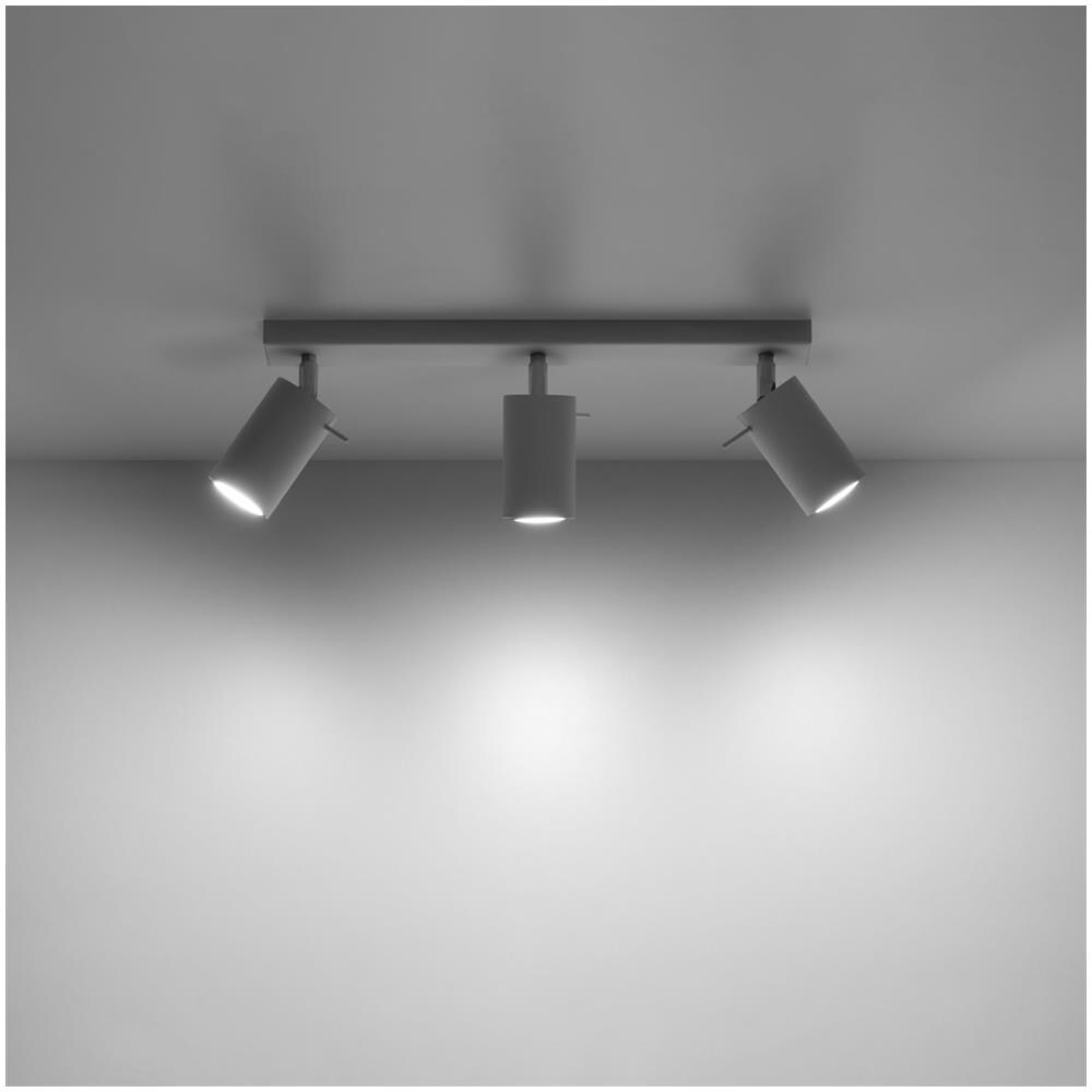 Novità! Plafoniera Bianca Per Salotto E Corridoio - Acciaio - Ring 3 Sl. 0089 Lampada Da Soffitto Loft Rotonda, Stile Moderno, A 3 Luci Led Gu-10 *** Lampade - I Prezzi Più Bassi Su Amazon! - Foto 19