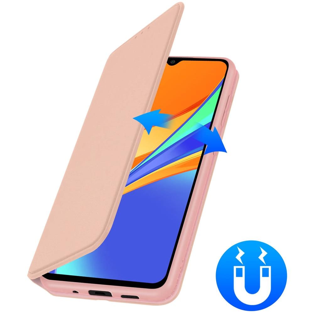 Custodia Per Xiaomi Redmi 9c E 9c Nfc Portacarte Supporto Video Rosa - Foto 2