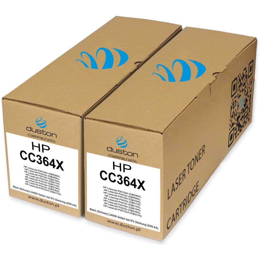 TONER - 2x Cc364x, 64x Negro Compatible Con Hp Laserjet P4015 P4515 - Foto 1