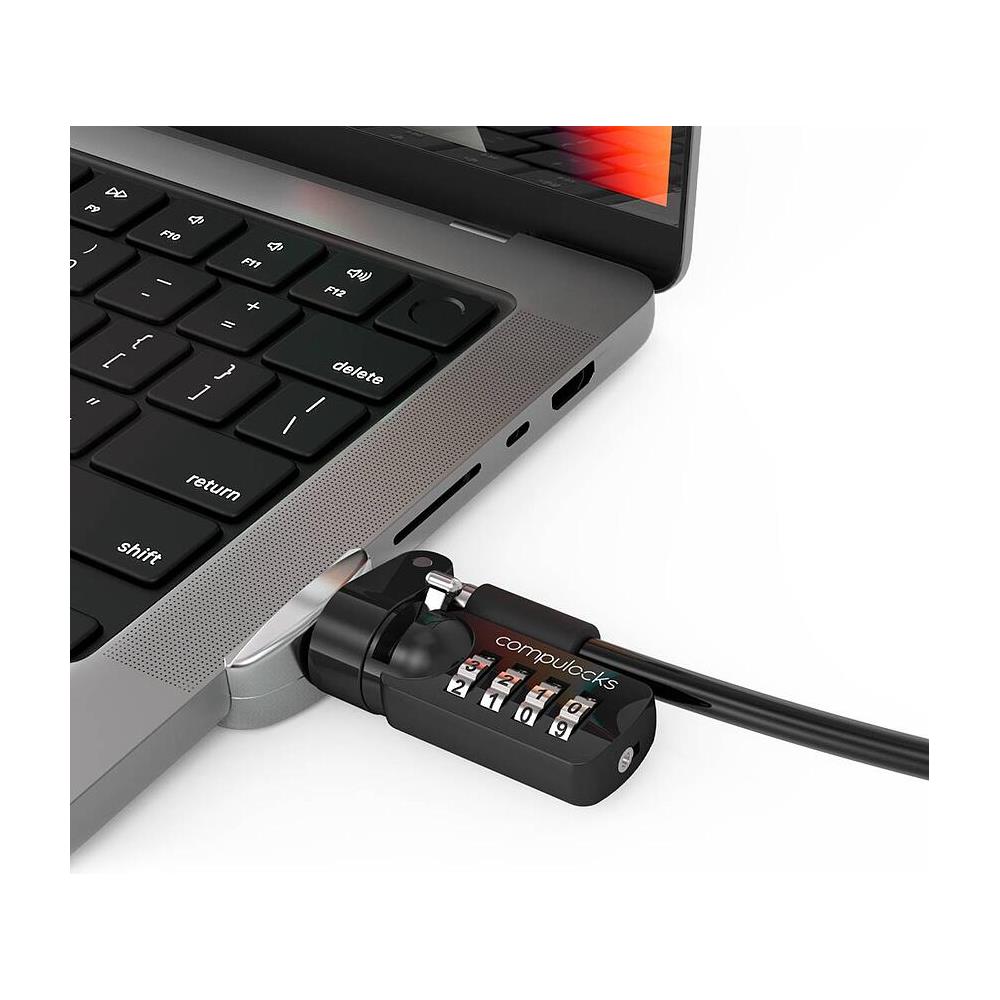 MACBOOK PRO 14-INCH LEDGE LOCK ADAPTER +COMBINATION LOCK SILVER - Foto 1