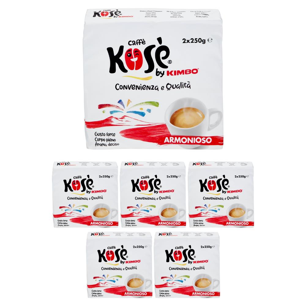 Kose By Kimbo Armonioso Caffe Macinato 12 Confezioni Da 250 Grammi - Foto 1