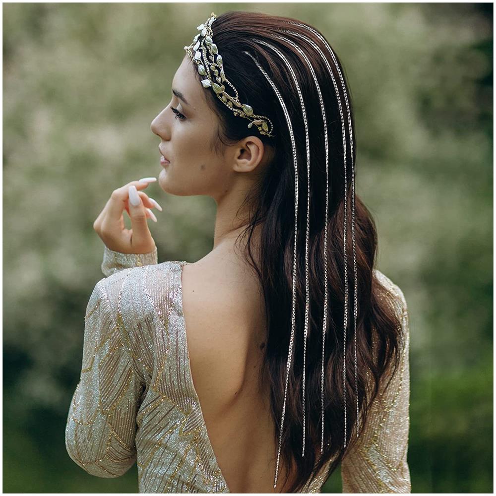 Fermaglio Per Capelli Con Catene Silver - Foto 2