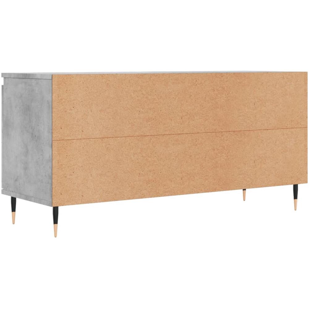 Mobile Porta Tv Grigio Cemento 104x35x50cm In Legno Multistrato - Foto 7