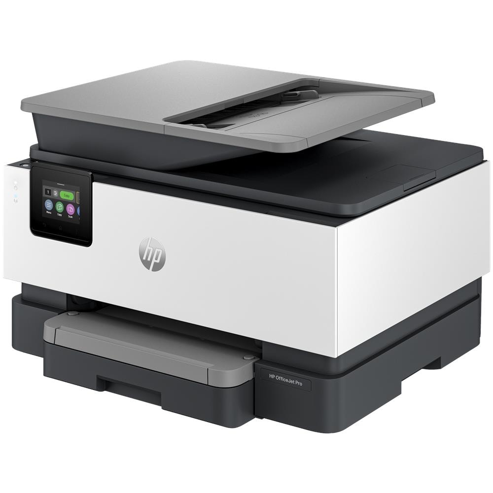 OfficeJet Pro Stampante multifunzione 9120e, Colore, Stampante per Piccole e medie imprese, Stampa, copia, scansione, fax, +; idonea a Instant Ink; stampa da smartphone o tablet; touchscreen; Scansione Smart Advance; Instant Paper; porta unità flash USB anteriore; Stampa fronte /retro; scansione fronte /retro; alimentatore automatico di documenti; Fax - Foto 2
