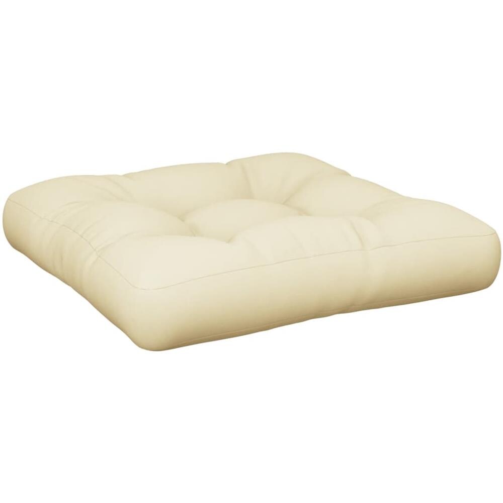 Cuscino per Pallet Crema 60x61,5x10 cm in Tessuto - Foto 1