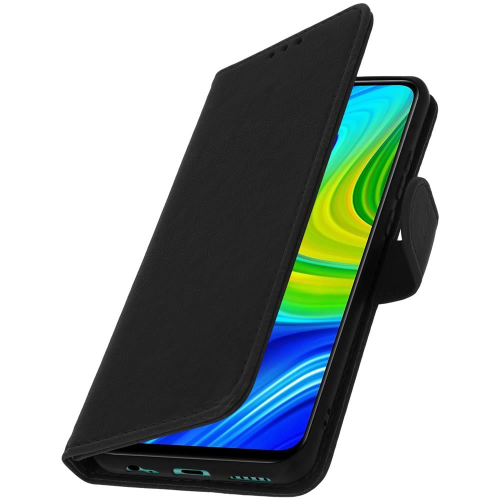 Custodia Xiaomi Redmi Note 9 Portadocumenti Funzione Supporto Nero - Foto 2