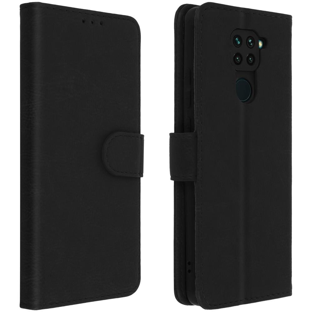 Custodia Xiaomi Redmi Note 9 Portadocumenti Funzione Supporto Nero - Foto 1