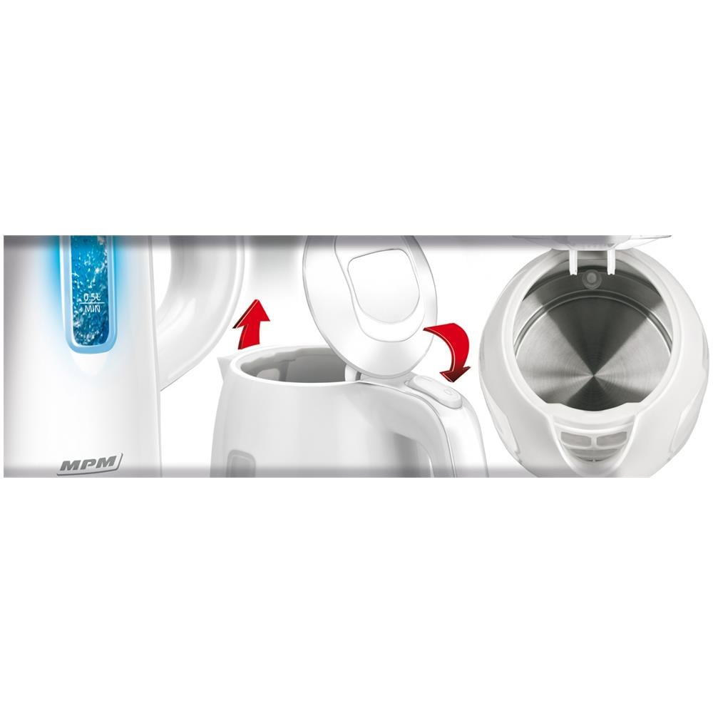 Mcz-66 Bollitore Elettrico, illuminazione Intena, 1.7l, Senza Filo 2200w - Foto 3