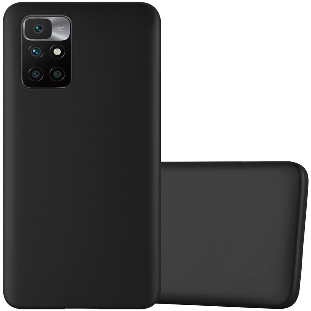 Custodia Compatibile Con Xiaomi Redmi 10 / Redmi Note 11 4g In Nero Metallico - Coperchio Protettivo In Silicone Tpu Flessibile - Foto 1