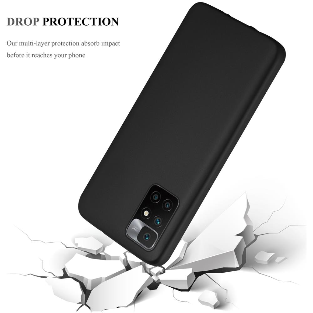 Custodia Compatibile Con Xiaomi Redmi 10 / Redmi Note 11 4g In Nero Metallico - Coperchio Protettivo In Silicone Tpu Flessibile - Foto 7