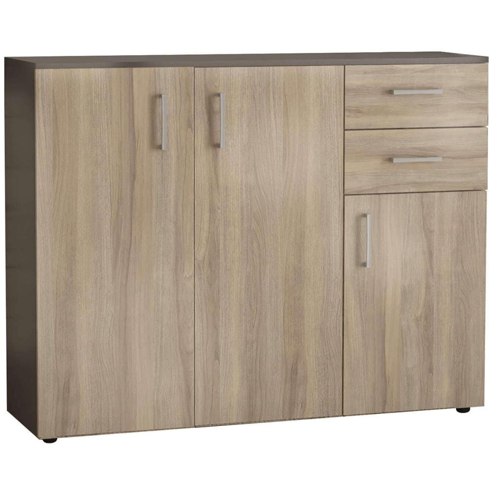 Godwin - Madia Moderna Con 2 Cassetti E Tre Ante - Foto 1