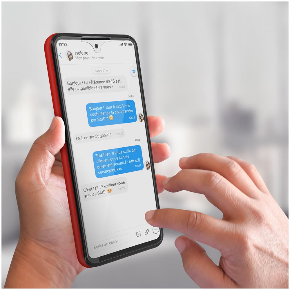 Cover Samsung Galaxy A53 5g Retro Rigido E Fronte Flessibile - Rossa - Foto 2