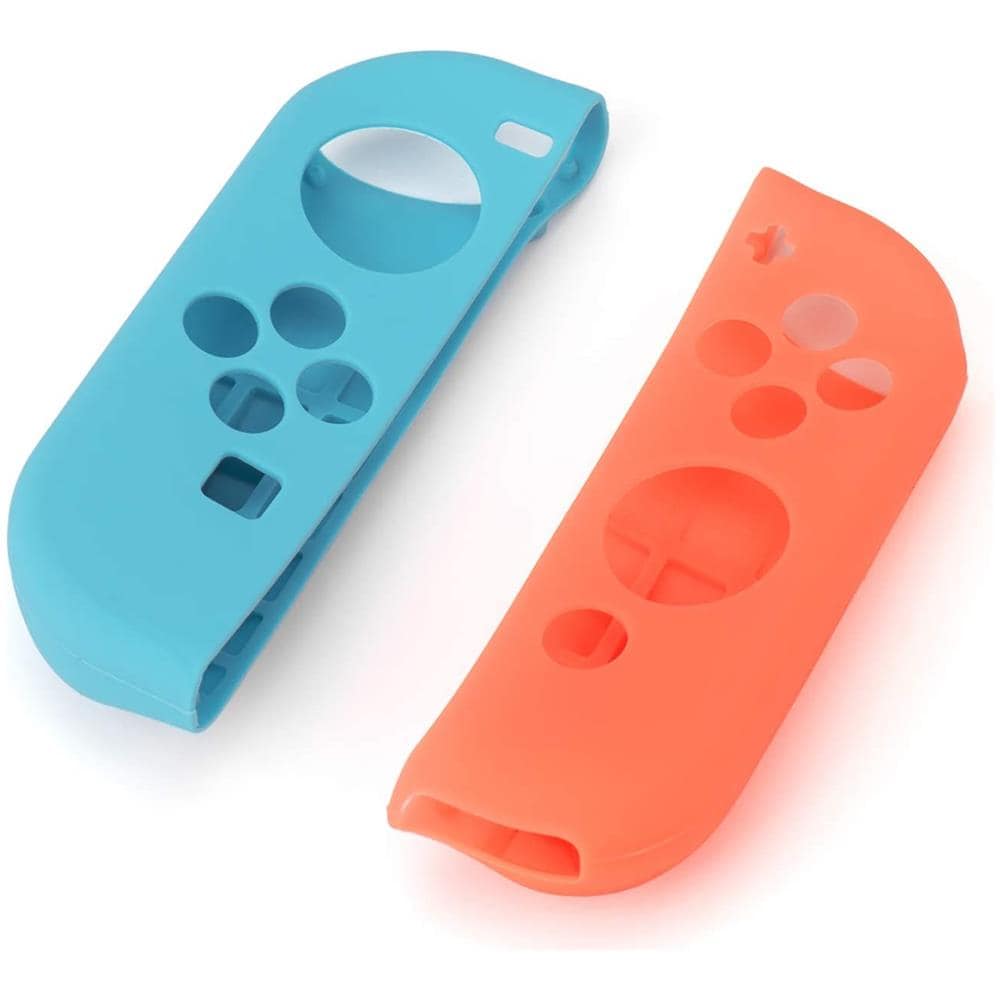 Custodia Ultimate Starter Pack per Nintendo Switch in Sillicone Colore Rosso/Azzurro - Foto 2