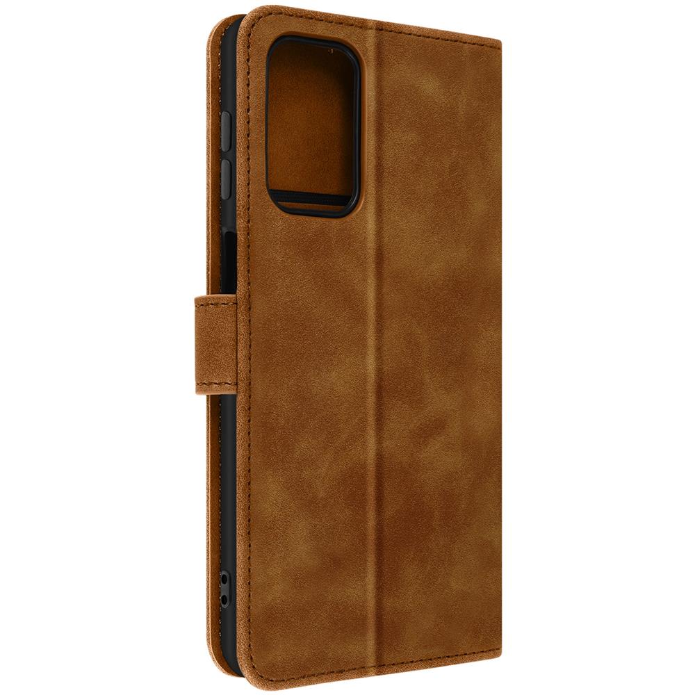 Custodia Per Samsung A23 5g E M23 5g Porta-carte E Supporto Soft-touch Camel - Foto 1