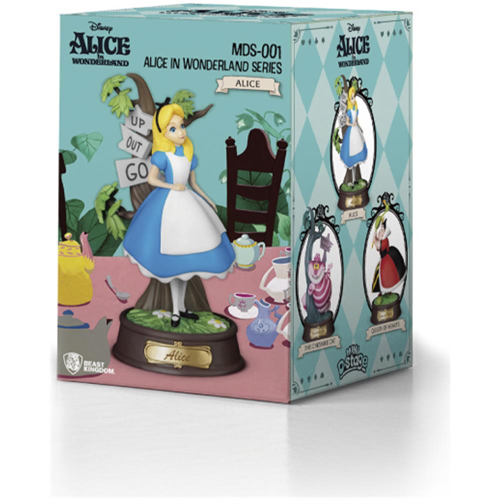 Disney - Mini Diorama-001 - Serie Alice Nel Paese Delle Meraviglie - Alice - 10cm - Foto 2