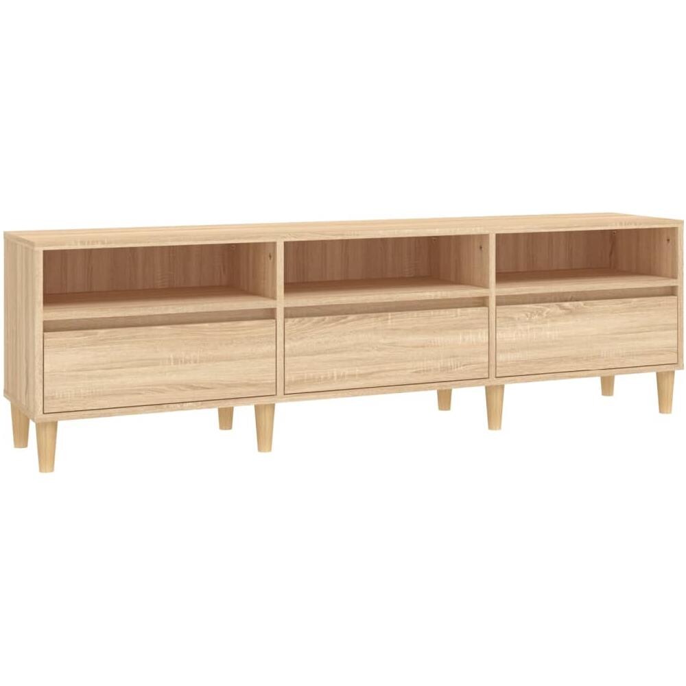 Mobile Porta Tv Rovere Sonoma 150x30x44,5 Cm Legno Multistrato - Foto 2