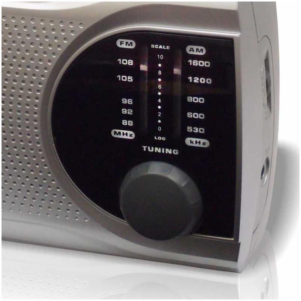 PR-BIB. 004B radio Portatile Digitale Argento - Foto 2