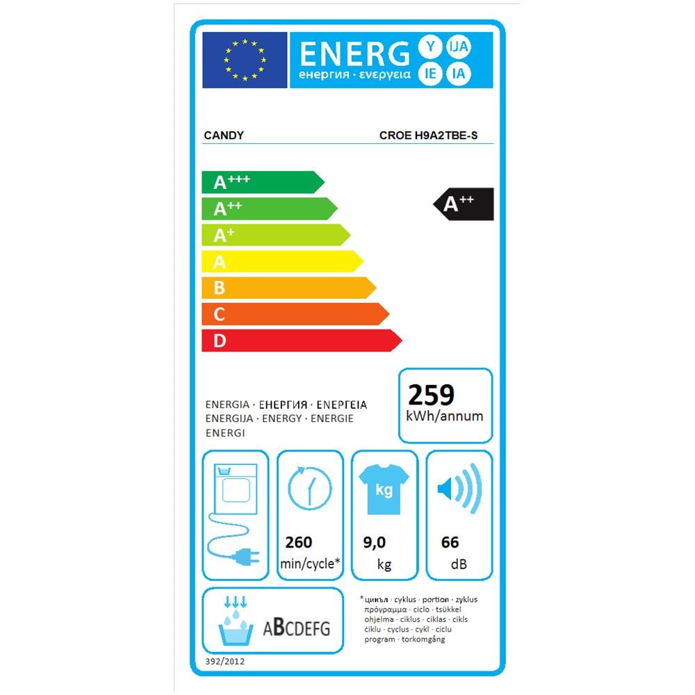 Asciugatrice 31102884 Smart Pro 9 Kg Classe A++ Pompa di calore - Foto 2