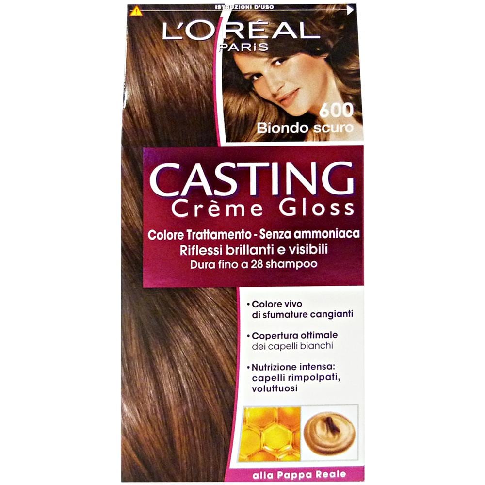 600 Crema Biondo Scuro No Ammoniaca - Colorante Per Capelli - Foto 1