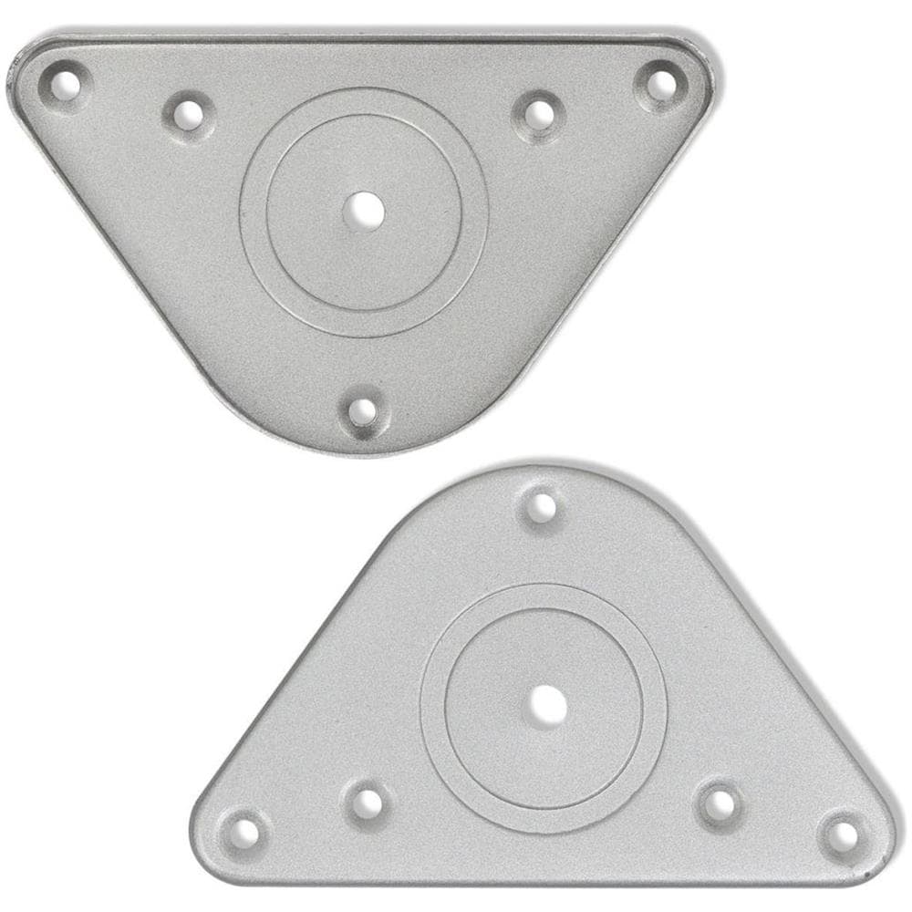 Set 4 Gambe In Nickel Tavolo Regolabili Con Staffe Triangolari 1100 Mm - Foto 8