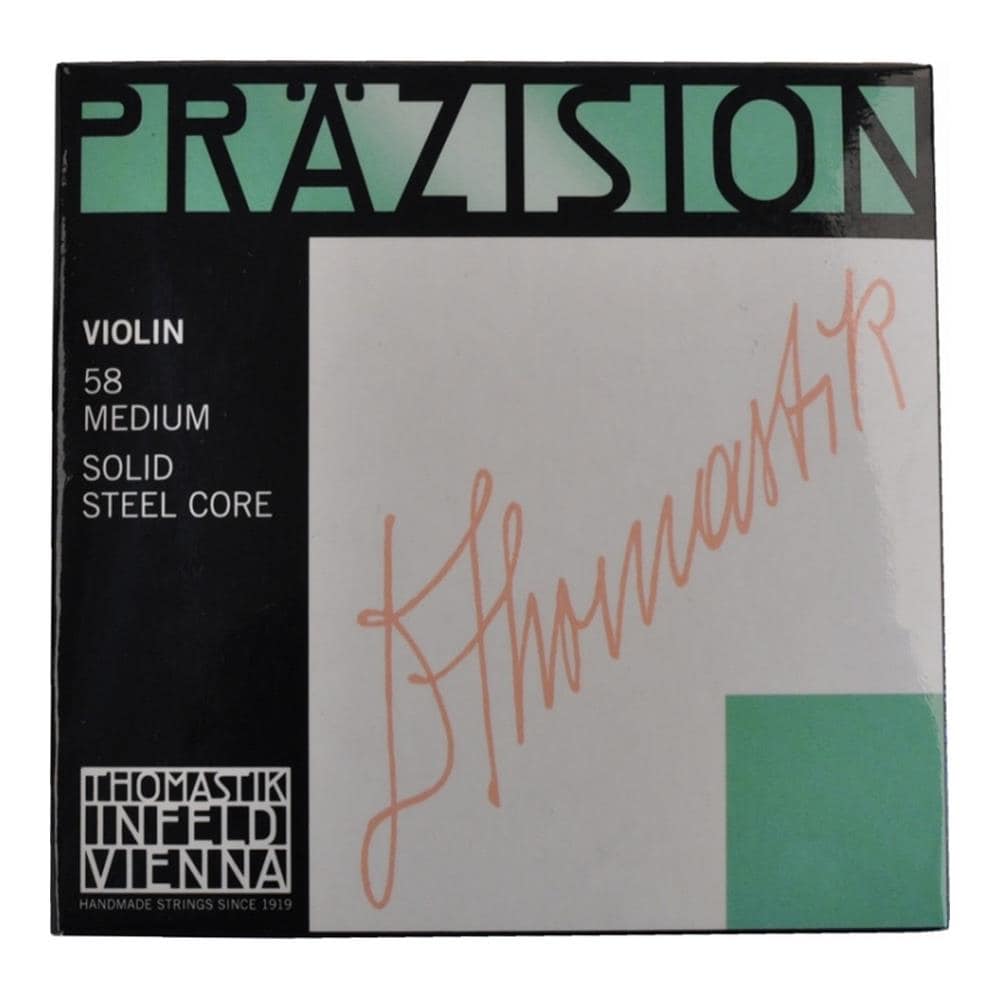 Set Corde Violino Prazision Violin 58 Medium Solid Steel Core - Thomastik Infeld Vienna - Foto 2