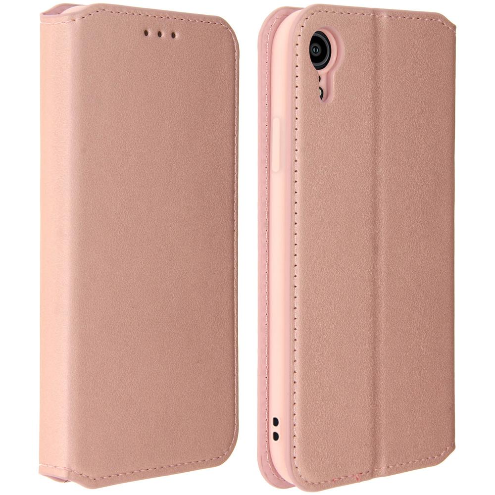 Custodia Iphone Xr Custodia A Libro Porta-carte Funzione Supporto - Rosa - Foto 1