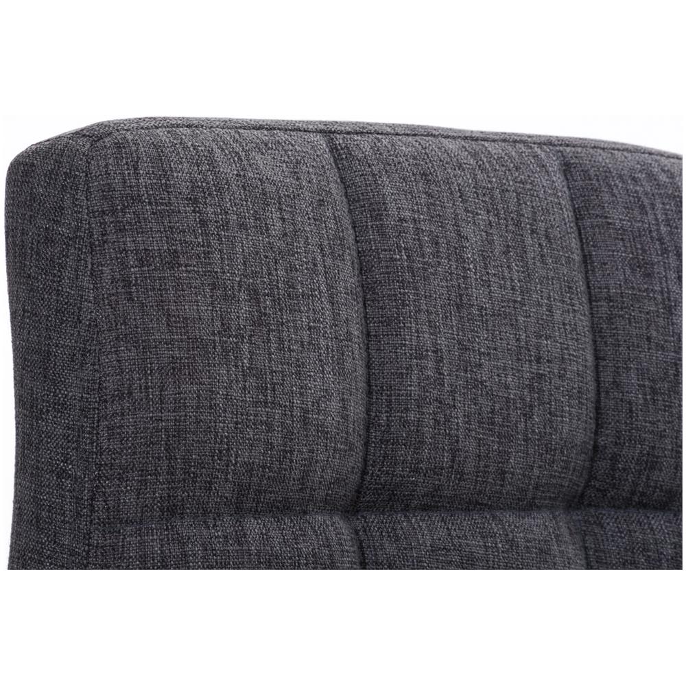 Sgabello Bar PERU con Fodera in Tessuto | Sgabello Alto Girevole a 360° e Regolabile in Altezza 64 - 84 cm | Sgabello con Poggiapiedi | Sgabello Cucina con Schienale Imbottito ed Eleganti Cuciture | Sedia Cucina Moderna grigio chiaro - Foto 5