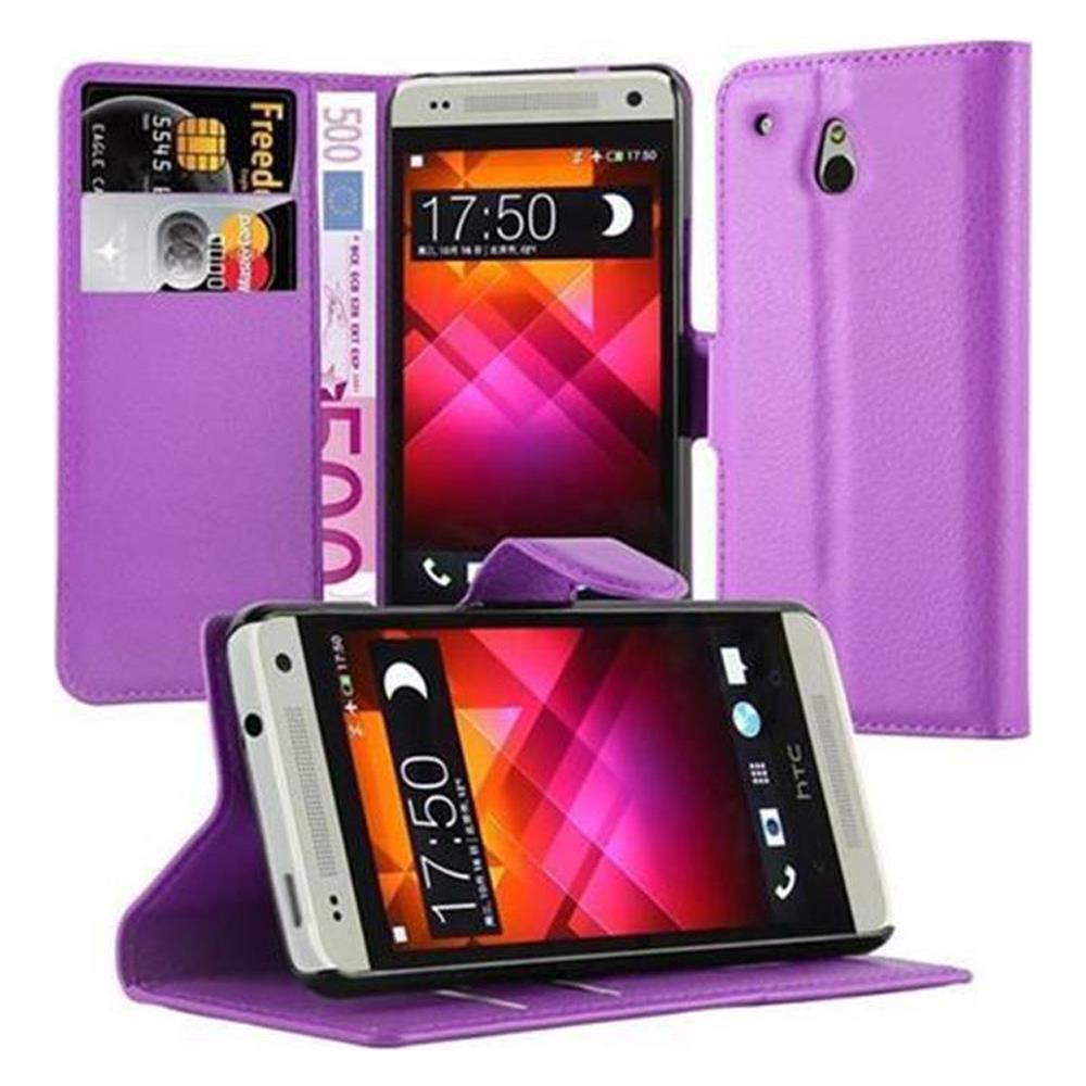 Custodia Compatibile Con Htc One M4 Mini In Violetta Ametista - Coperchio Protettiva Con Chiusura Magnetica, Funzione Stand E Tasca Per Le Carte - Foto 1