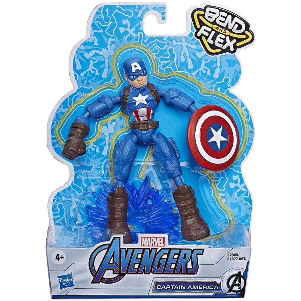 HSBE78695L0 Avengers - Bend and Flex: Captain America - Foto 3