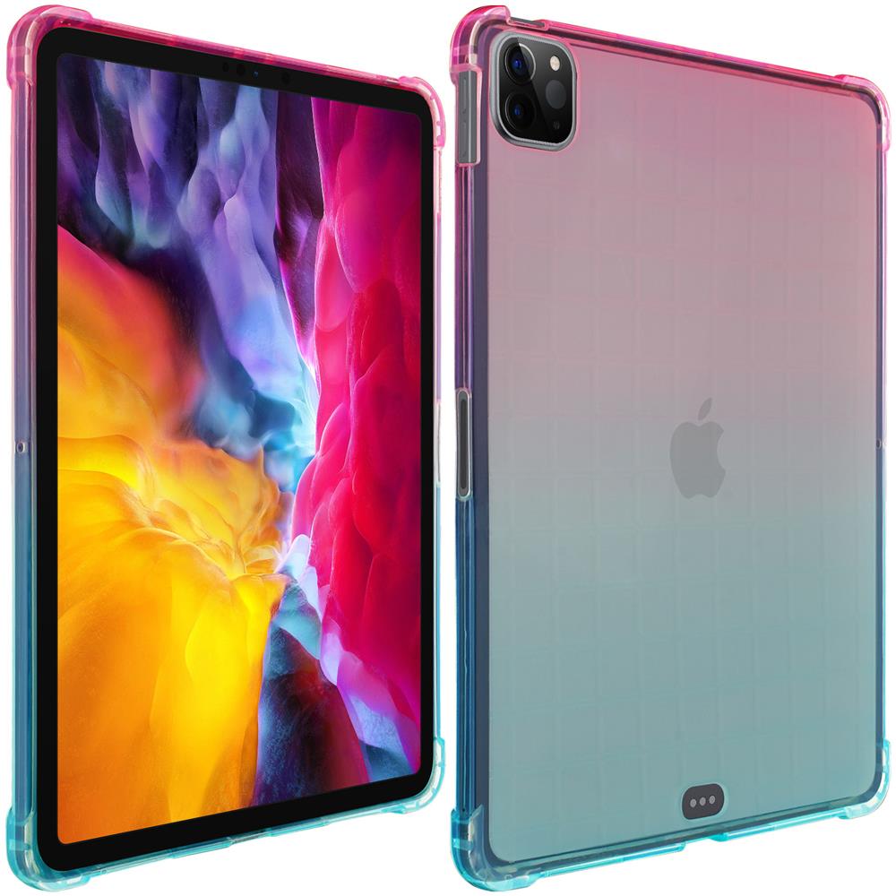 Cover Antishock Rosa E Blu Ipad Pro 11 2020 / 2018 E Ipad Air 2020 - Foto 1
