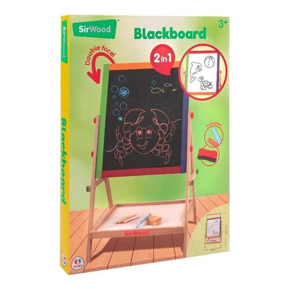 Sirwood- Lavagna In Legno, Multicolore, 8014966405573 - Foto 2