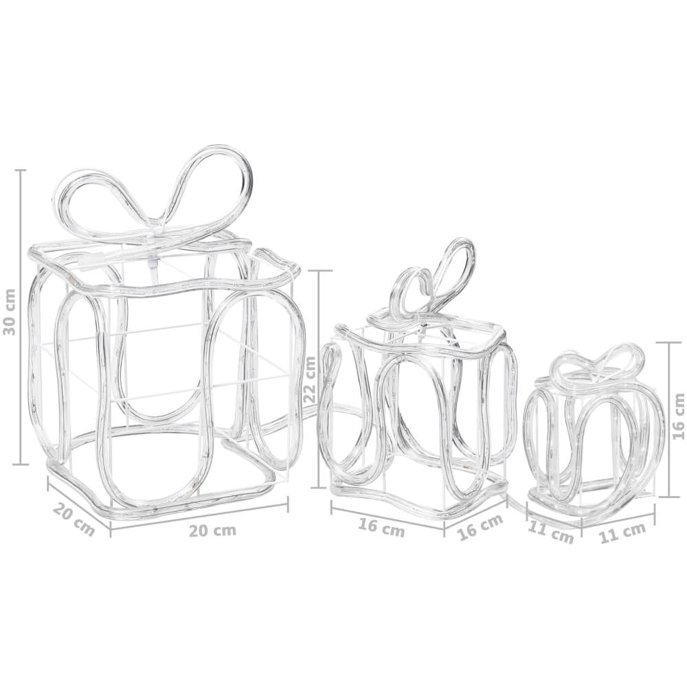 Decorazione Natale Scatole Regalo Con 180 Led Interni Esterni - Foto 7