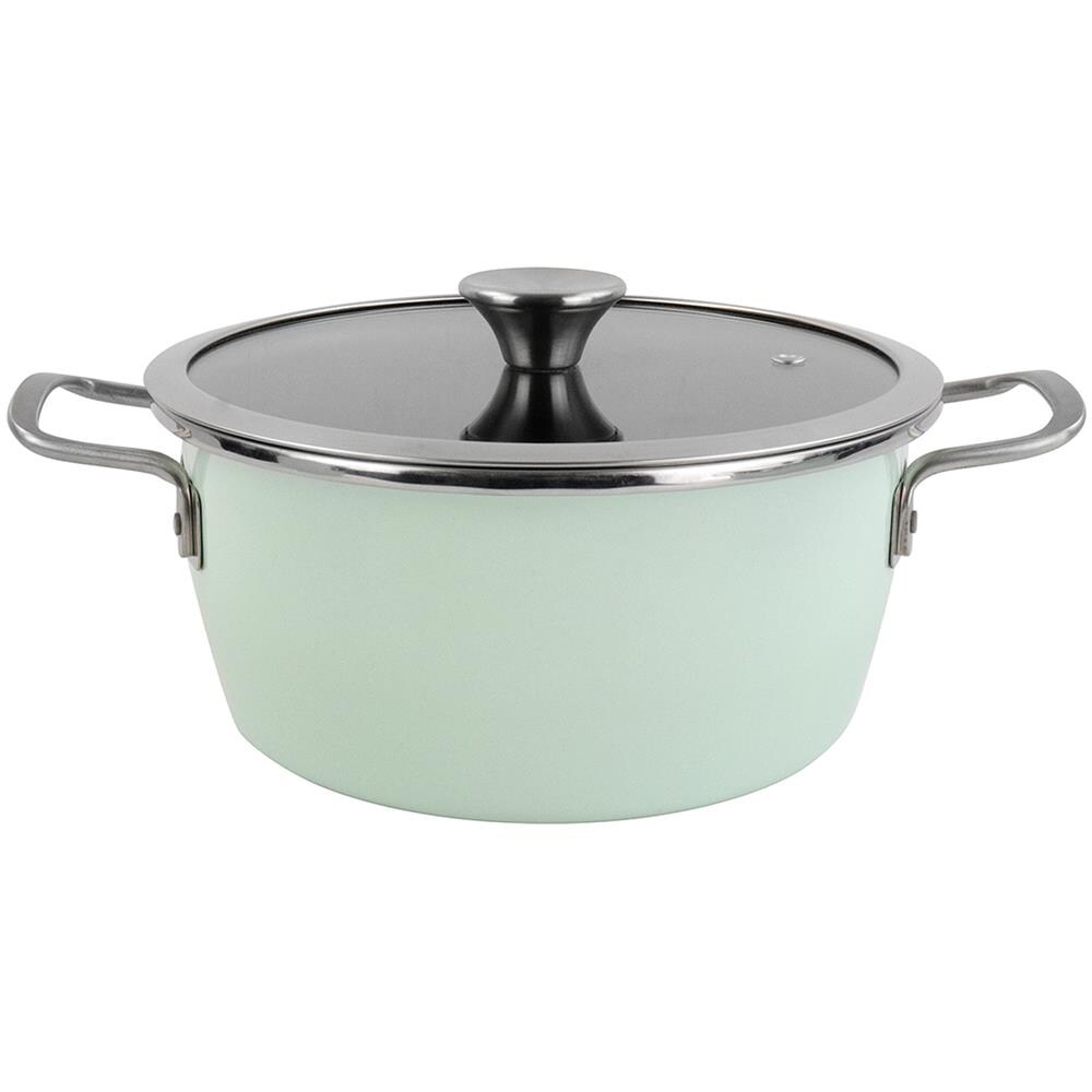 Padella ""nordic"" Verde Ø28cm Con Coperchio In Vetro - Foto 1