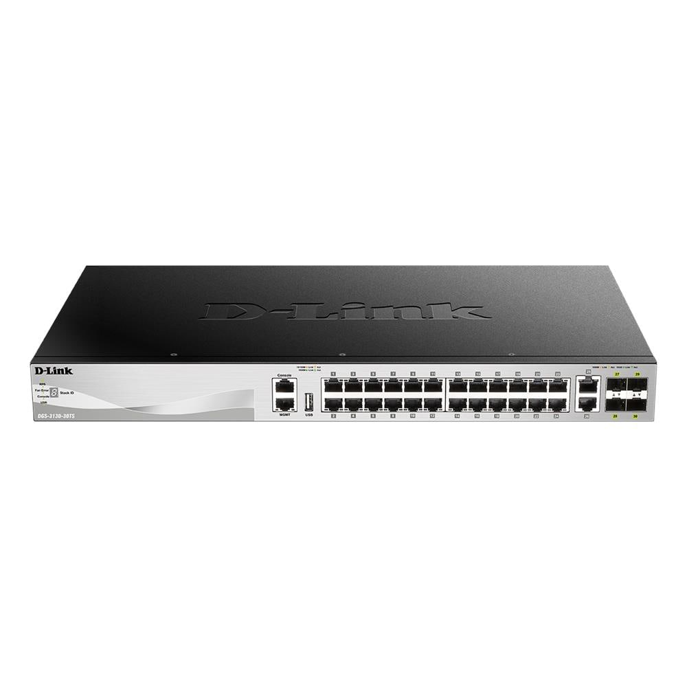 DGS-3130-30TS /E switch di rete Gestito L3 Gigabit Ethernet (10/100/1000) Grigio - Foto 1