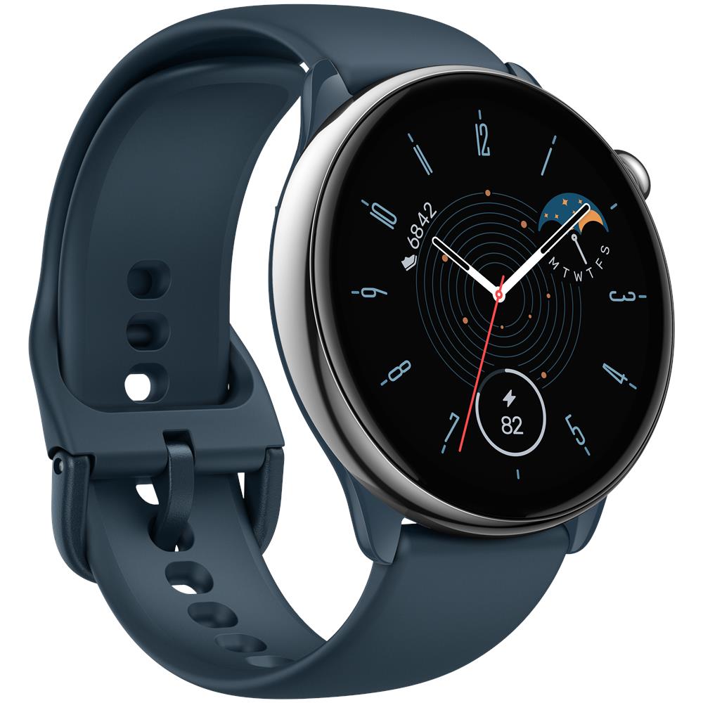 Smartwatch GTR Mini Display 1.28" AMOLED 42 mm Digitale Touch screen Bluetooth GPS Colore Blu - Foto 2
