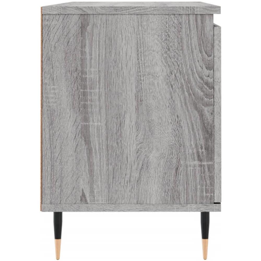 Mobile Porta Tv Grigio Sonoma 104x35x50 Cm In Legno Multistrato - Foto 7